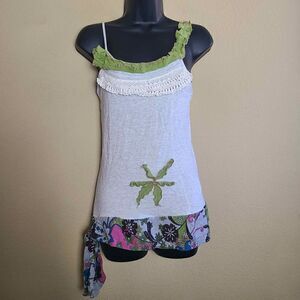 Justice Monkey Wear Tank Top with Built In Bra